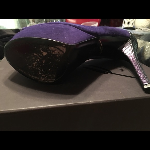 B Brian Atwood Metallic Snake Heel ( Size 40.5) - Picture 3 of 5